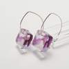 Bold Blossom Earrings Purple V2