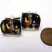 6mm Cufflinks Stained Glass 7