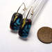 6mm Lozenge earrings Stained Glass 7